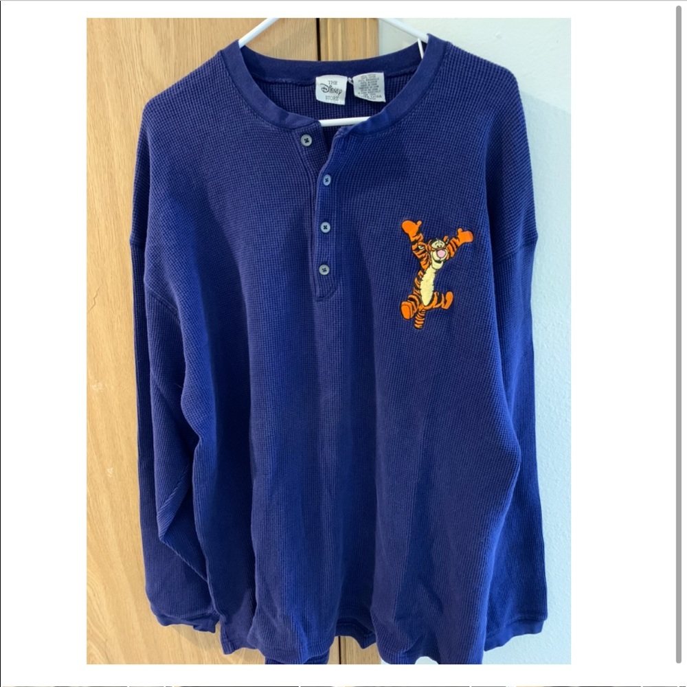 Tigger Disney store thermal button shirt